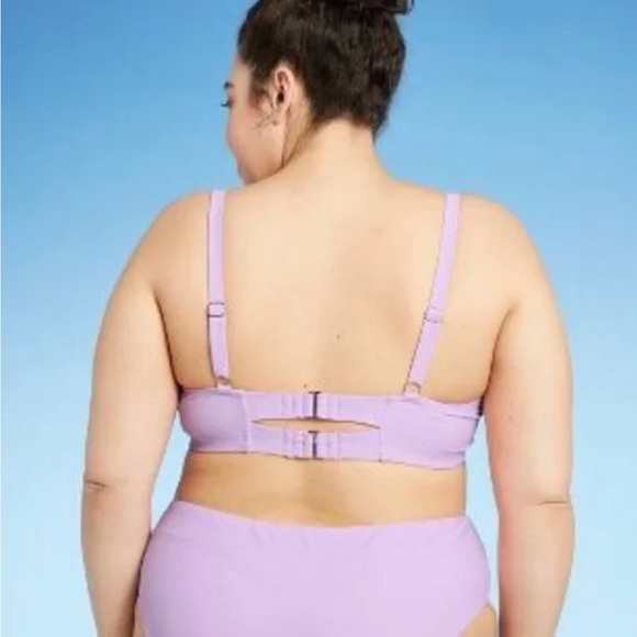 Juniors' Plus Size Hipster Bikini Bottom - Xhilaration™ Lavender - Picture 5 of 5